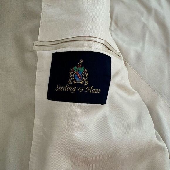 Sterling And Hunt Men's Blazer Tan - Picture 12 of 14